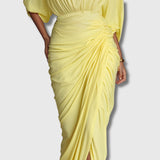 Diana – Elegante vestido maxi amarillo