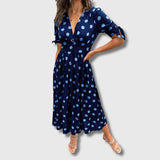 Monique – Vestido vintage de mujer con lunares