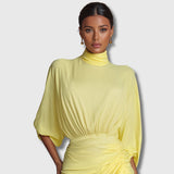 Diana – Elegante vestido maxi amarillo