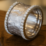 ANILLO VINTAGE EN ZIRCONIO PLATEADO