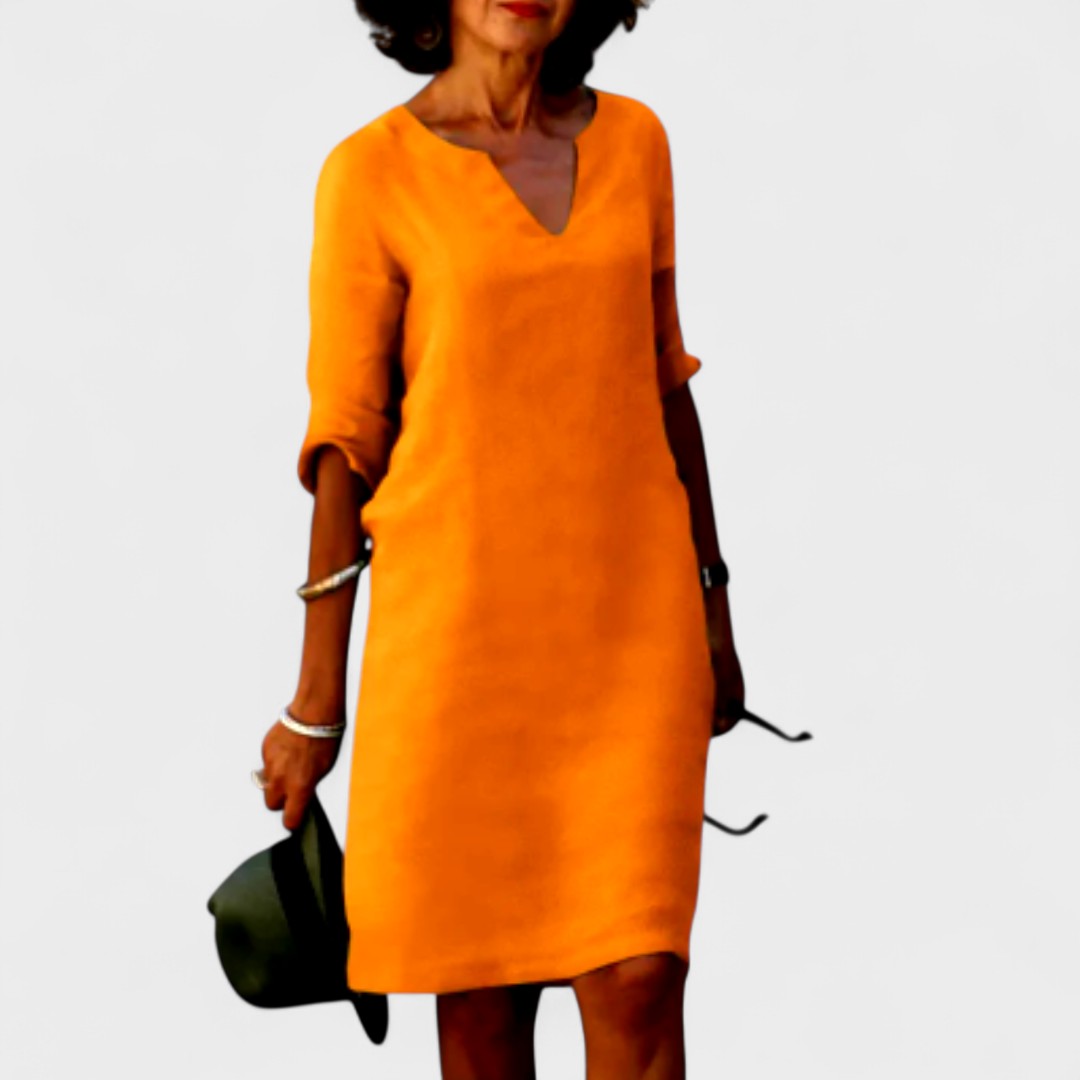 Lana - Vestido con escote en V