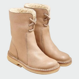 Botas de hombre de cuero impermeable con forro de lana
