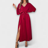 Sabrina – Maxi vestido sofisticado con escote en V