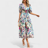 Clara – Vestido Elegante de Flores