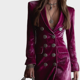 Paulina - Vestido maxi de terciopelo