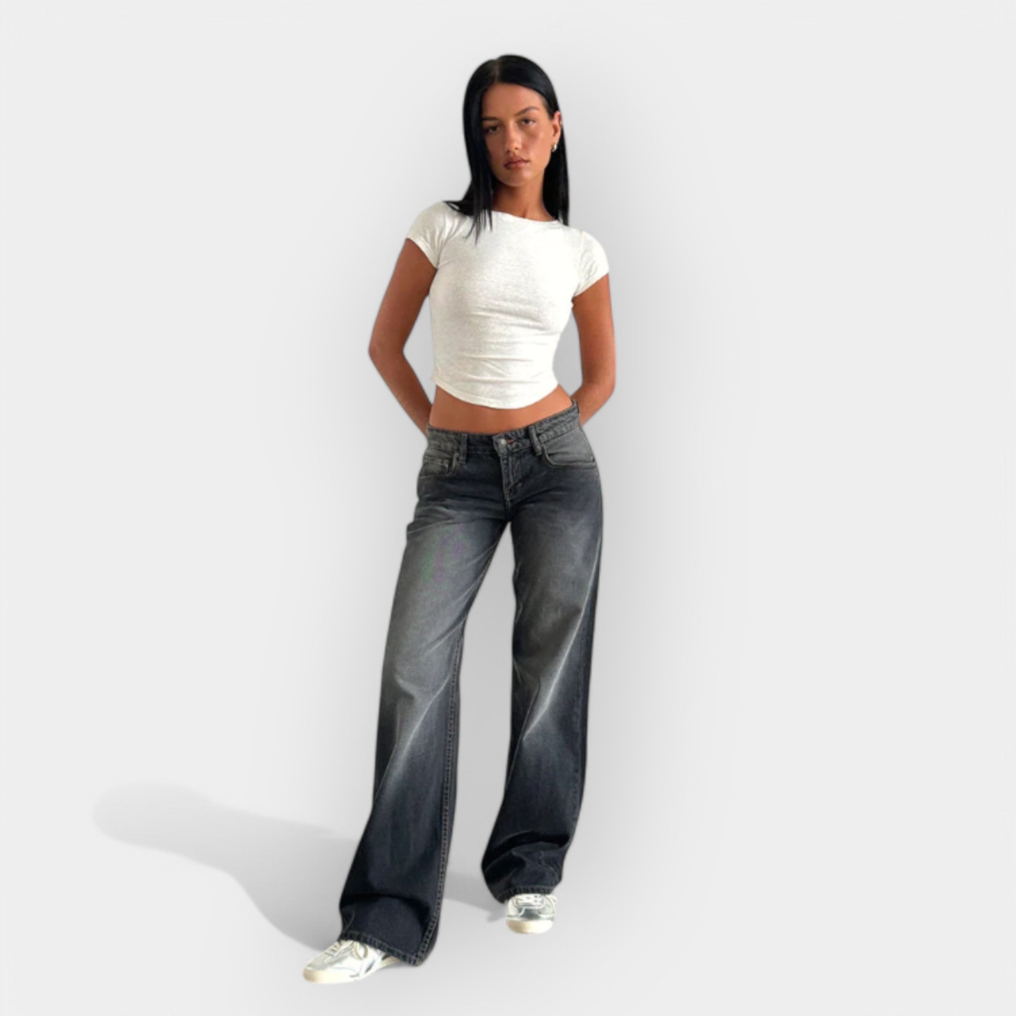 Romana - Jeans de cintura baja