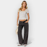 Romana - Jeans de cintura baja