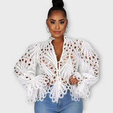Malina – Blusa Elegante de Encaje