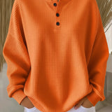 Milagros | Suéter Henley Texturizado