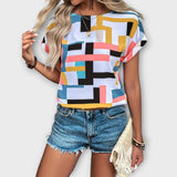 Marijeta – Blusa Colorida en Estilo Urbano