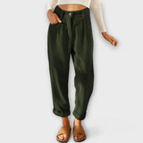 Jana - Pantalones de terciopelo