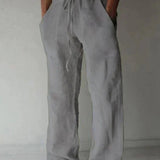 Brian - Pantalones relajados con velcro