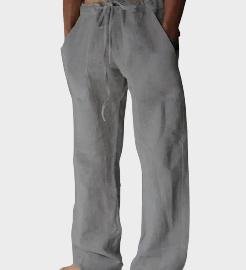 Brian - Pantalones relajados con velcro