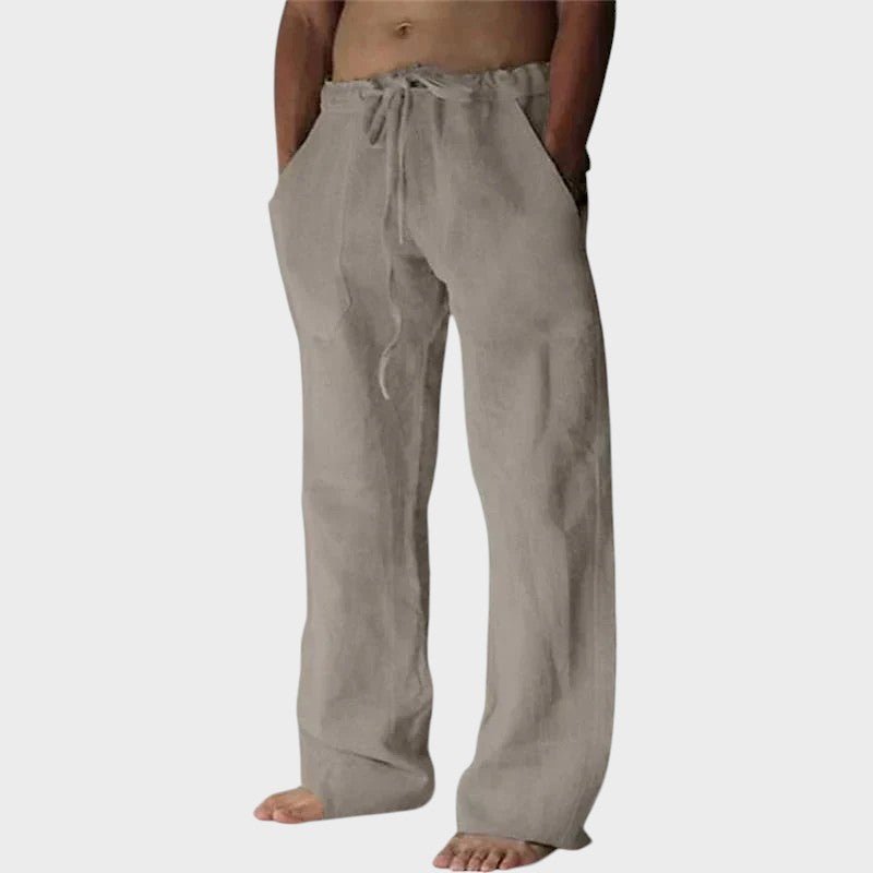 Brian - Pantalones relajados con velcro