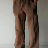 Brian - Pantalones relajados con velcro