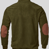 Kortez – Suéter Tricot Casual con Media Cremallera