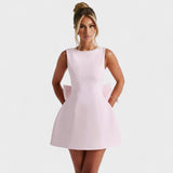 Mira - Mini vestido con perlas