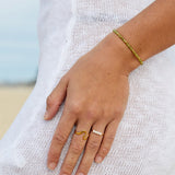 Grace - Anillo con perla de agua dulce