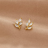 Pendientes de Aro Cristalinos Chic
