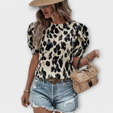 Jasna - Blusa Leopardo
