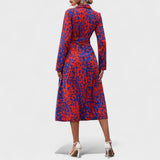 Camila – Vestido con motivo de leopardo