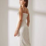 Marta | Vestido camisero texturizado