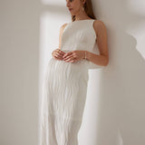 Marta | Vestido camisero texturizado