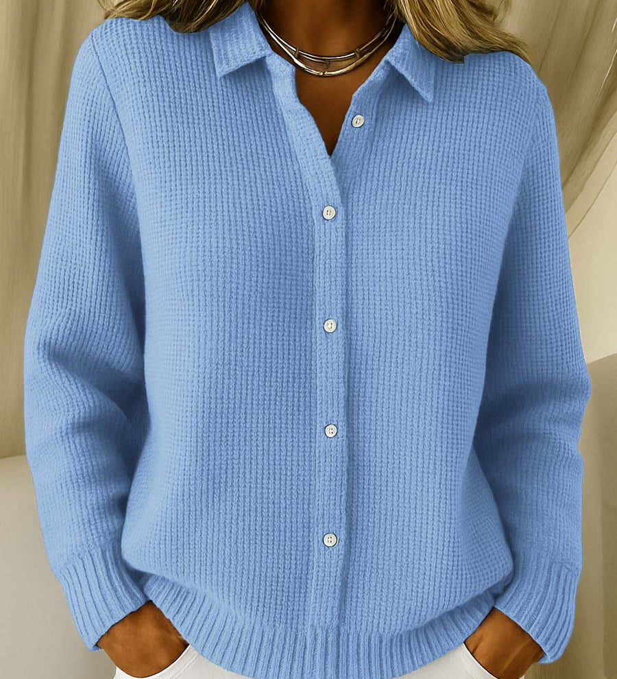 Carmela | Chaqueta de Punto Texturizada con Botones