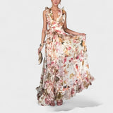Vinka - Vestido largo floral