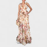 Vinka - Vestido largo floral