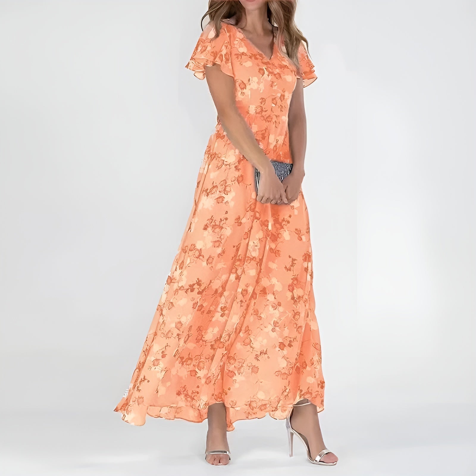 Hana - Vestido maxi floral