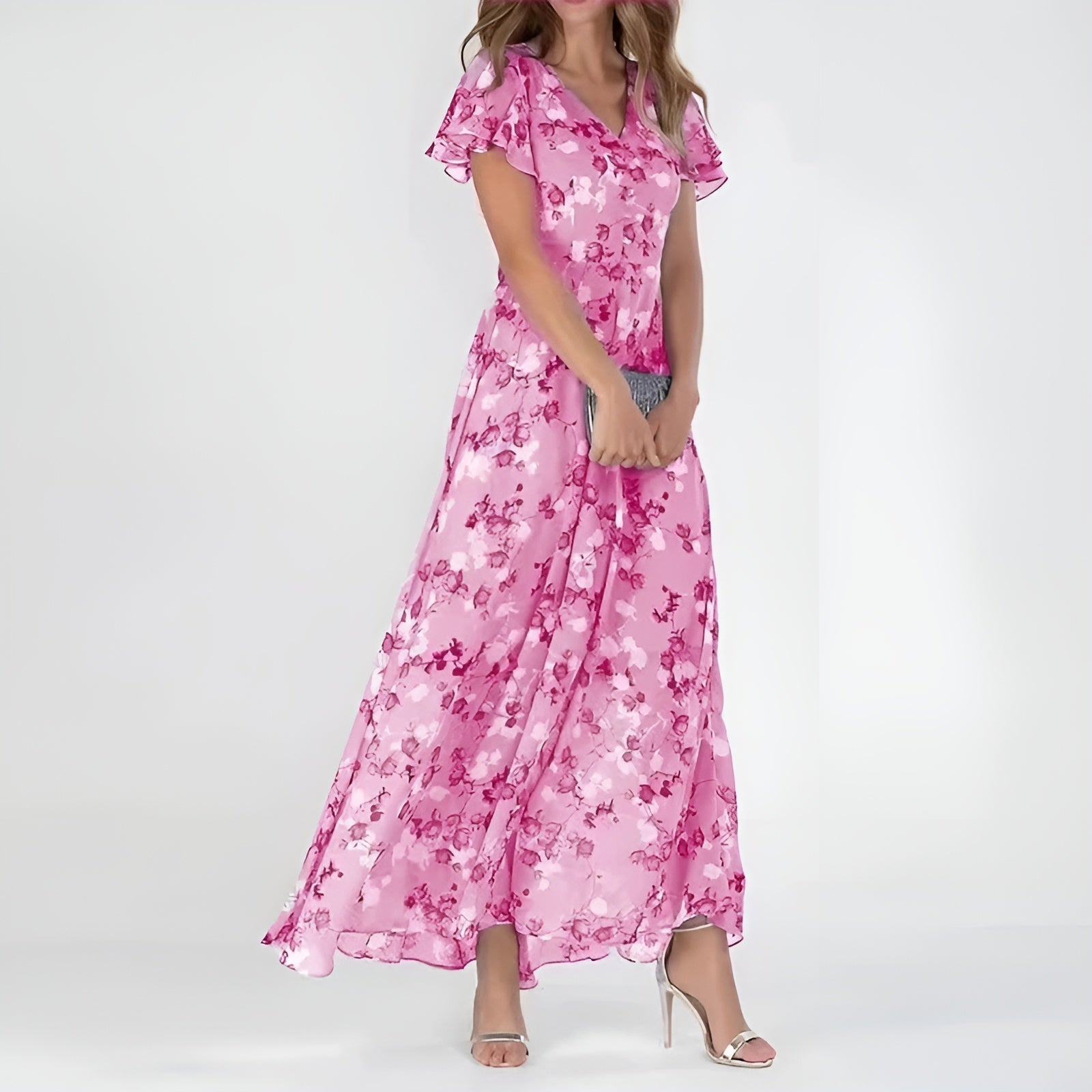 Hana - Vestido maxi floral