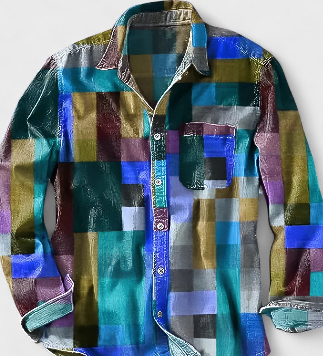 Helge - Camisas Elegantes con Práctico Bolsillo