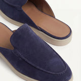 Marin – Chanclas de ante azul marino