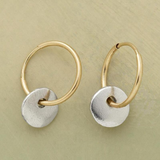 Pendientes elegantes hechos a mano