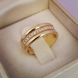 Sarah - Anillo vintage con zirconia incrustada