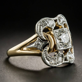 Anillo Vintage en Circonio