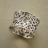 Bonnie - Anillo Vintage en Plata Hueca
