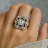 Anillo Vintage en Circonio