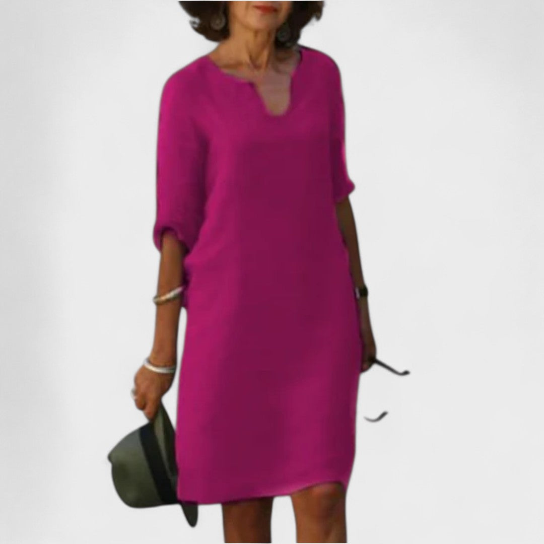 Lana - Vestido con escote en V