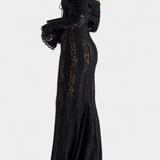 Vestido Maxi Josipa con Hombros Descubiertos