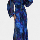 Vestido Leona Maxi con Pliegues