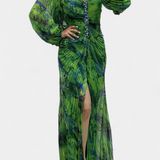 Vestido Leona Maxi con Pliegues