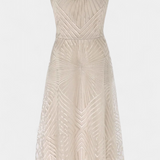 Vestido largo Dragana con bordados