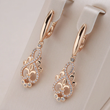 Pendientes de oro encantadores