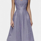 Vestido largo Dragana con bordados