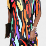 Vestido Midi Ena Sin Tiempo con Escote Redondo