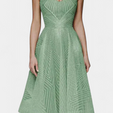 Vestido largo Dragana con bordados