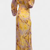 Vestido Leona Maxi con Pliegues