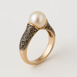 Anillo vintage en oro